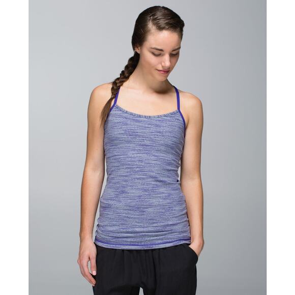 Lululemon Power Y Tank Top In Wee Are From Space Bruised Berry Women’s‎ Size 4 - Picture 2 of 6